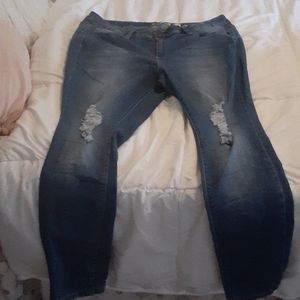 Medium wash jeans